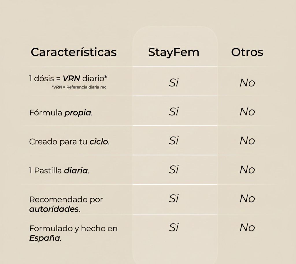 Stayfem - Equilibrio hormonal sin estrés.